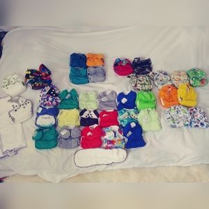 HUGE LOT OF HIGH QUALITY CLEAN, STRIPPED, SANITIZED GENTLY USED CLOTH DIAPERS